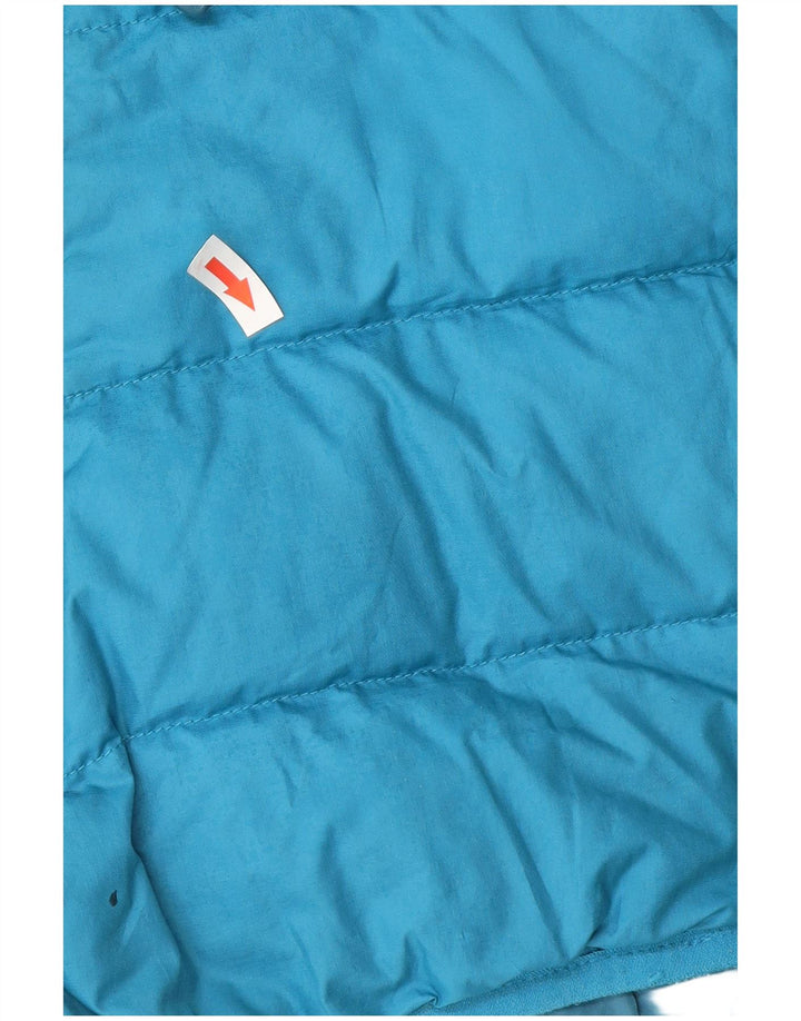 Męska ocieplana kurtka z kapturem Jack Wolfskin UK 40/42, duży niebieski poliester