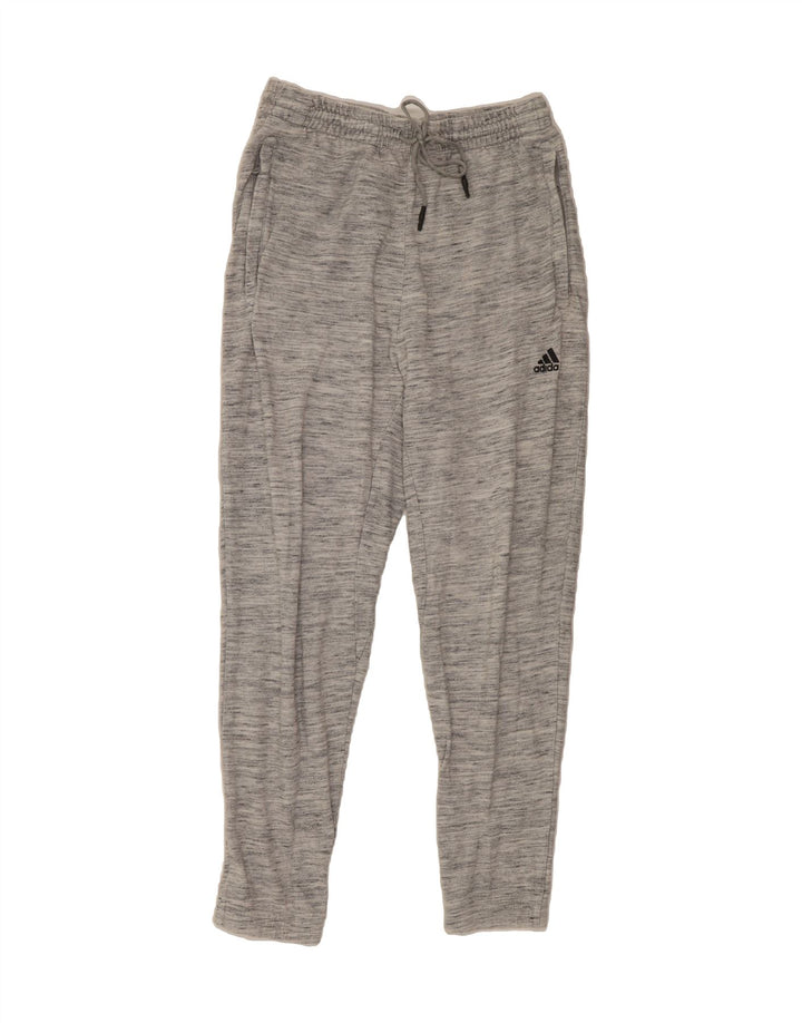 ADIDAS Womens Tracksuit Trousers UK 12 Medium  Grey Flecked Cotton Vintage Adidas and Second-Hand Adidas from Messina Hembry 