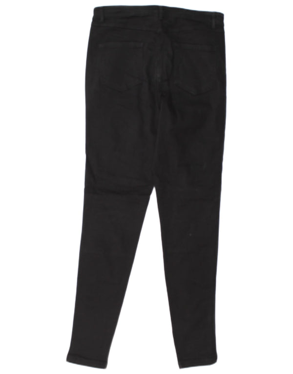 Marks & Spencer Damskie Skinny Jeans UK 10 Small W27 L30 Czarna bawełna