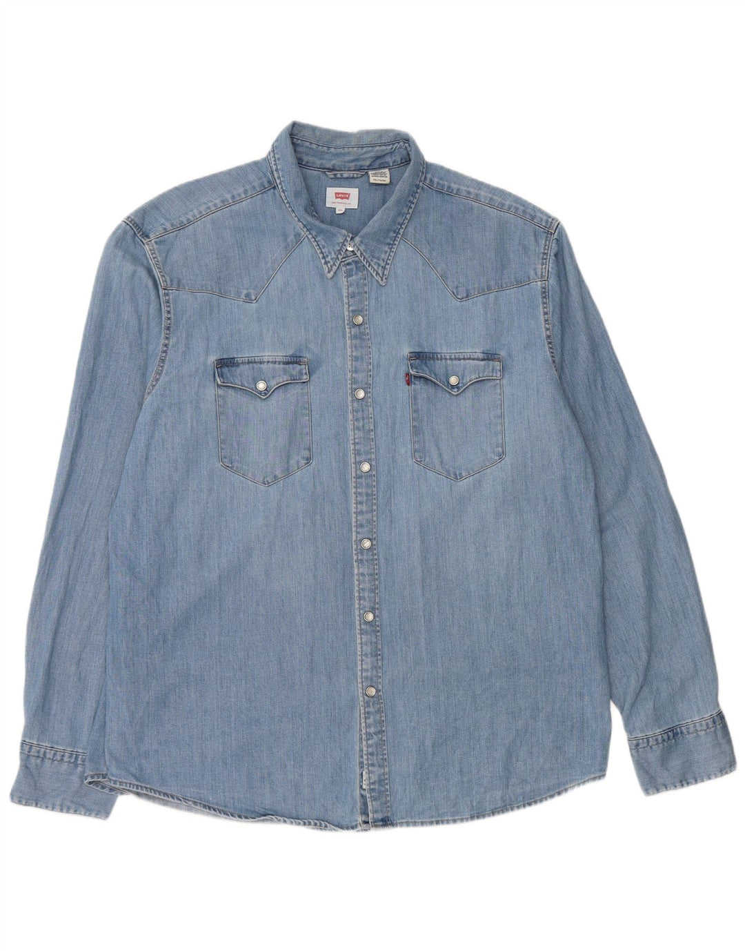 Męska koszula dżinsowa Levi's 2XL, niebieska, bawełniana