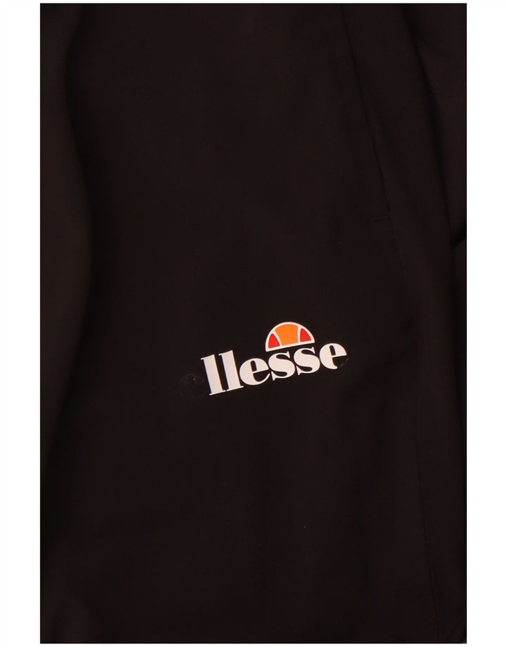 Damskie spodnie dresowe ELLESSE Joggers UK 12 Średnia czarna bawełna
