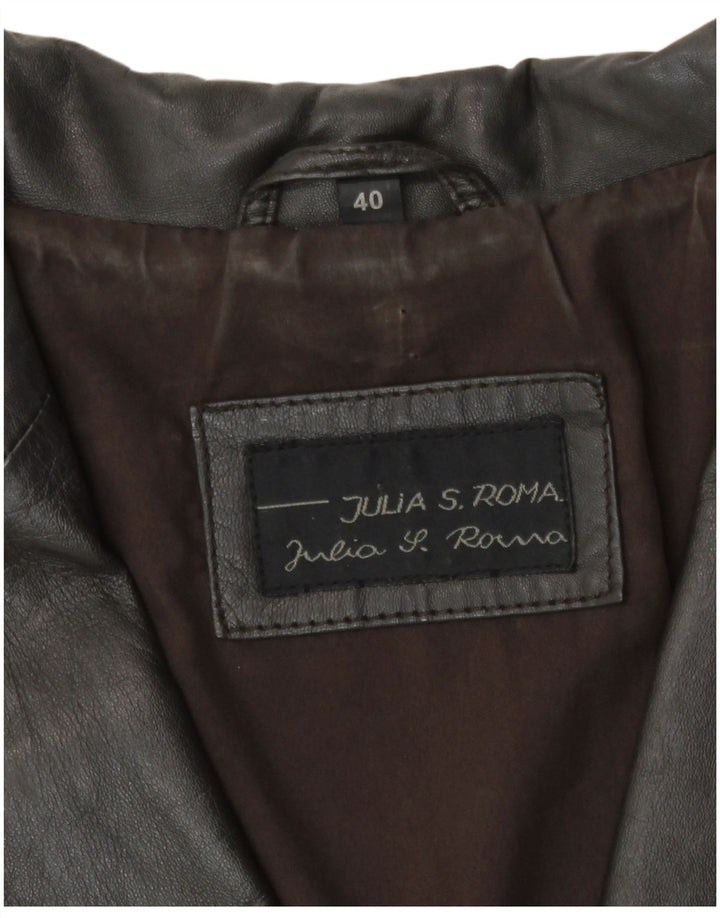 Damska marynarka zapinana na 2 guziki Julia S. Roma IT 40 Small Brown