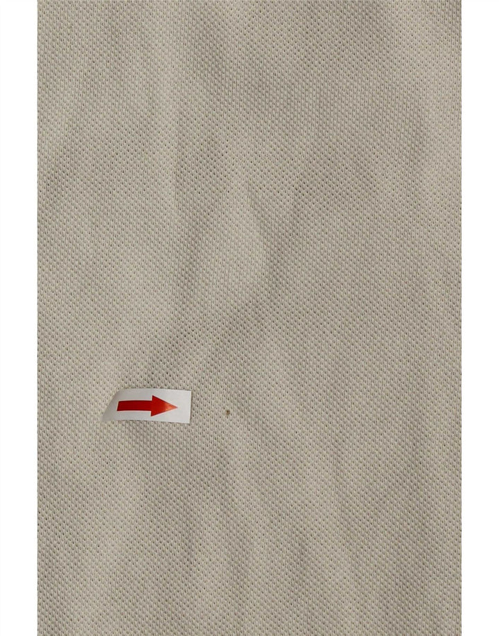 Męska koszulka polo Woolrich, duża, beżowa, bawełniana