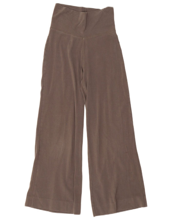 Damskie spodnie dresowe z szeroką nogawką The White Company UK 6 XS, szara bawełna