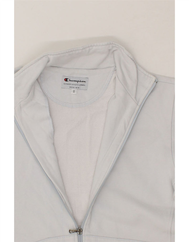 CHAMPION Womens Tracksuit Top Jacket UK 10 Small Blue Cotton Vintage Champion and Second-Hand Champion from Messina Hembry 