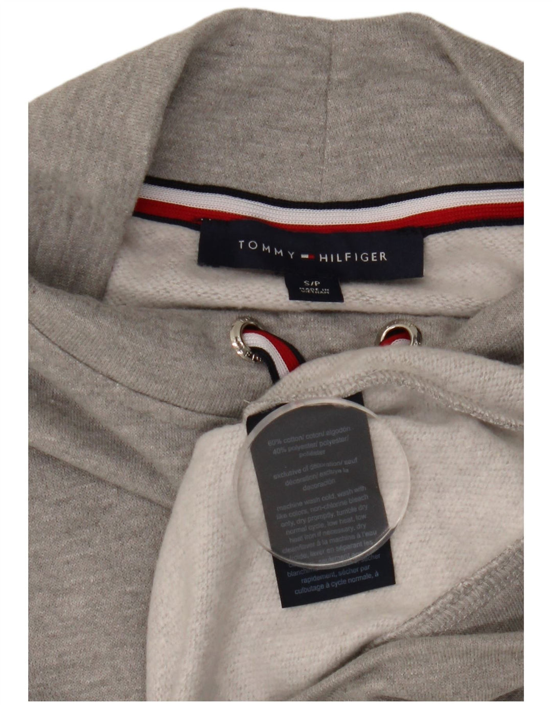 Damska bluza oversize Tommy Hilfiger Crop UK 10 Small Grey