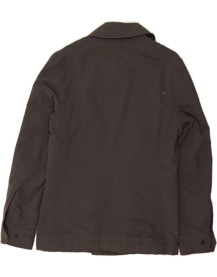 SUPERDRY Mens Bomber Jacket UK 38 Medium Grey Nylon Vintage Superdry and Second-Hand Superdry from Messina Hembry 
