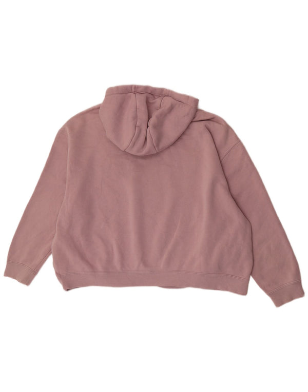 Damski sweter z kapturem Nike Graphic Oversize UK 16, duży, różowy, bawełniany