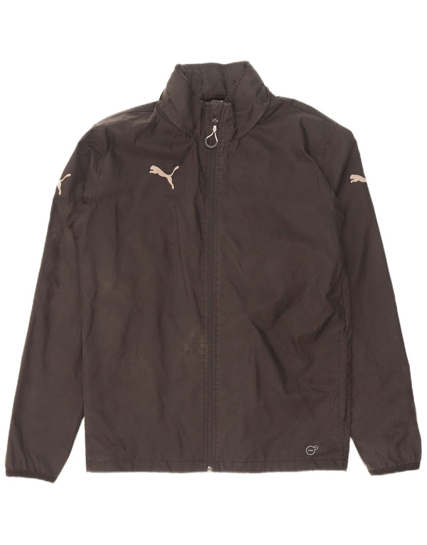 Męska kurtka przeciwdeszczowa Puma z kapturem UK 36 Small Black Nylon