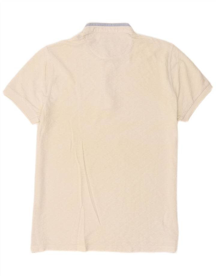Męska koszulka polo Massimo Dutti w kolorze średniej bieli