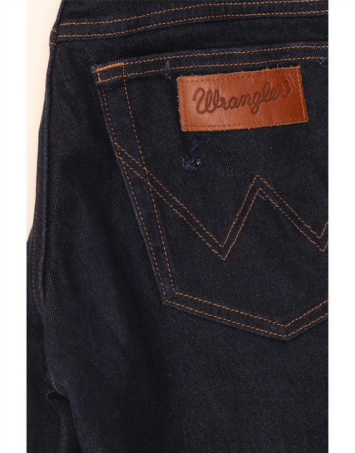 Damskie jeansy Wrangler Texas Slim W29 L32 Granatowe, bawełniane