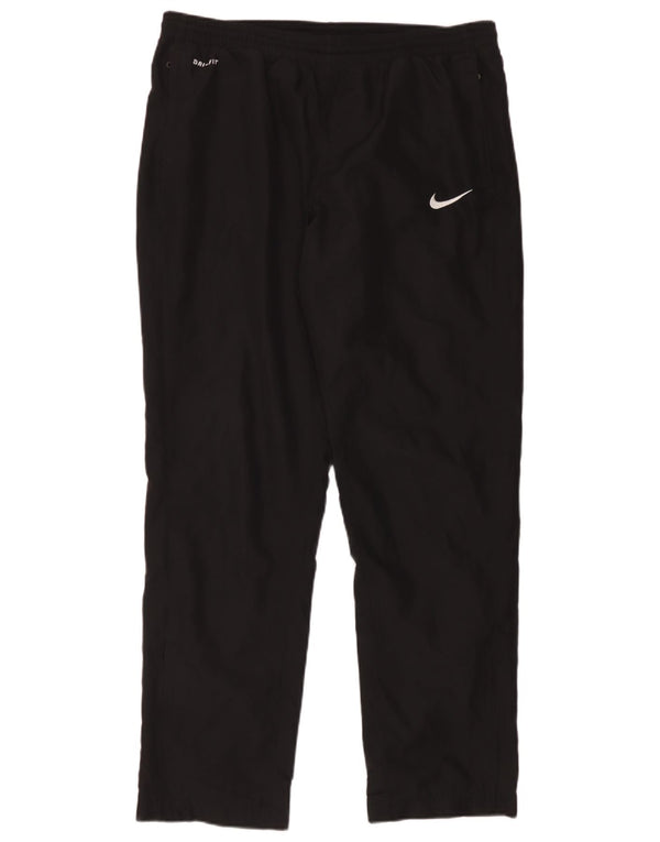 Męskie spodnie dresowe Nike Dri Fit, duże, czarne, poliestrowe