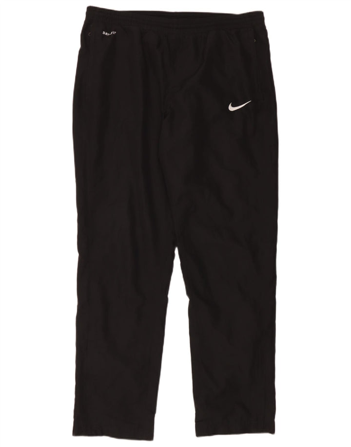 Męskie spodnie dresowe Nike Dri Fit, duże, czarne, poliestrowe