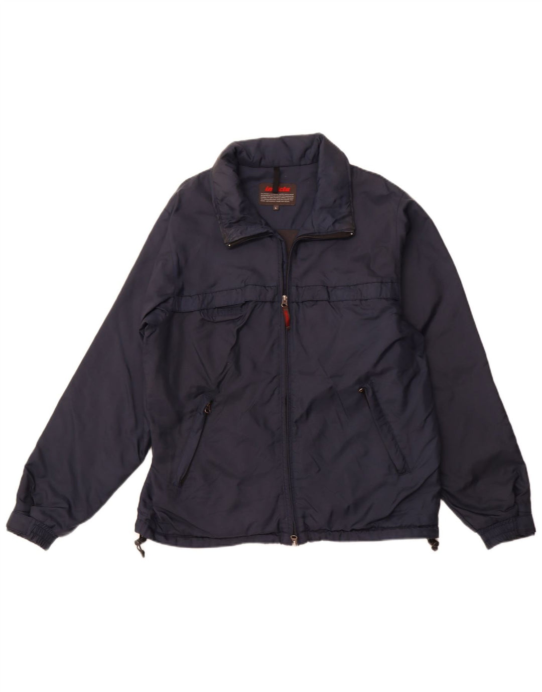 Męska kurtka wiatrówka INVICTA UK 40, duża, granatowa, nylonowa