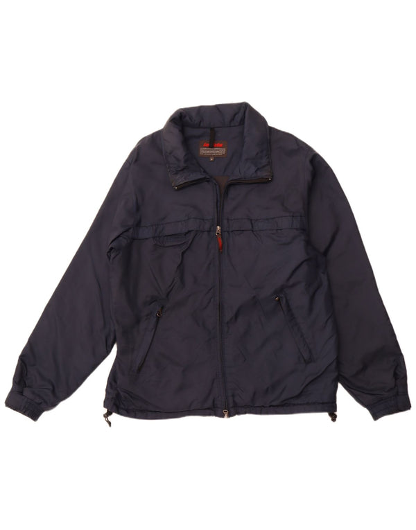 Męska kurtka wiatrówka INVICTA UK 40, duża, granatowa, nylonowa