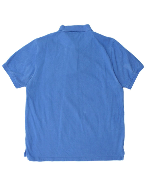 Męska koszulka polo o regularnym kroju PIERRE CARDIN XL, niebieska, bawełniana