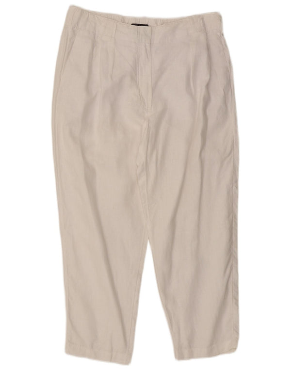 Marks & Spencer Damskie Krótkie spodnie UK 16 Large W32 L25 Białe