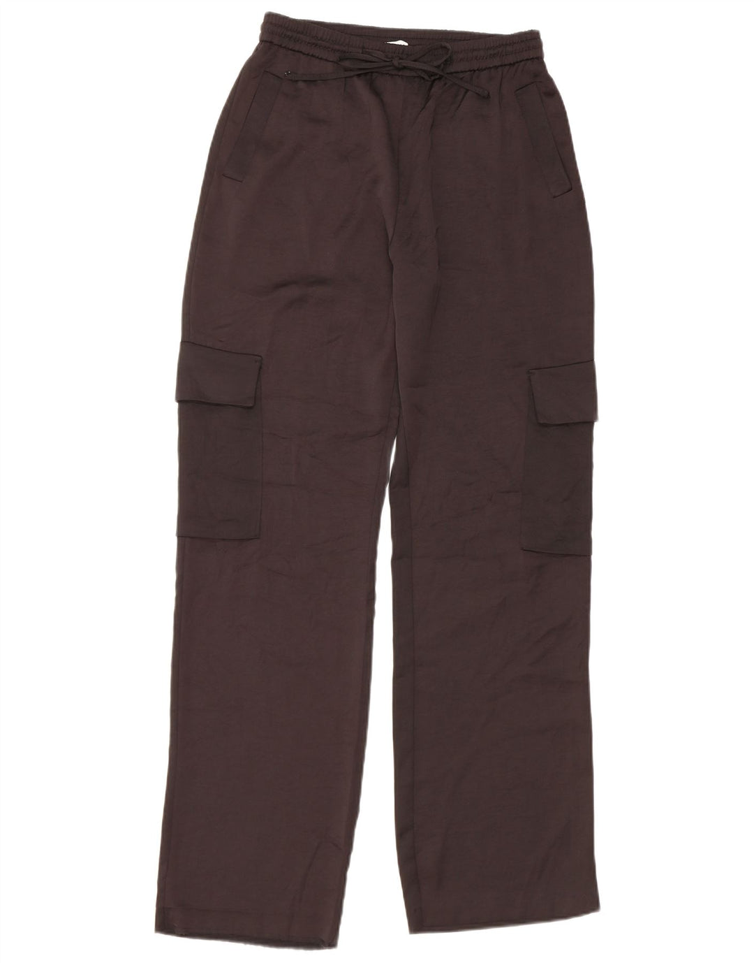Spodnie damskie Zara Straight Cargo, małe W27 L31, czarne