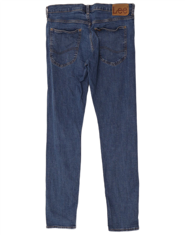 Damskie jeansy Lee Luke Slim W31 L32 Niebieskie bawełniane