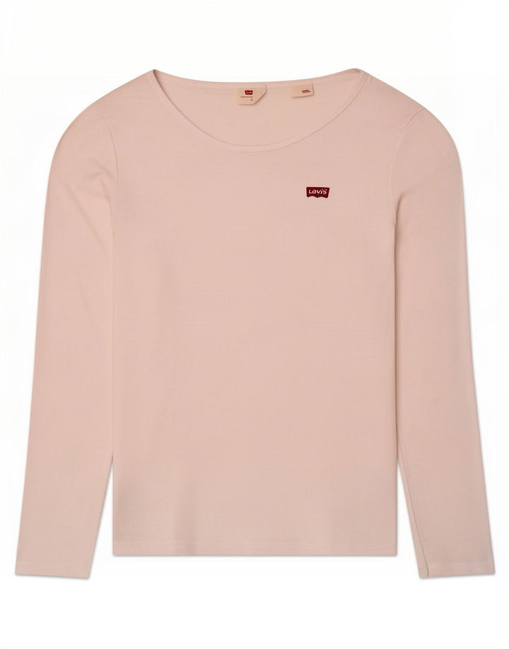 Damski top Levi's z długim rękawem UK 12, średni biały