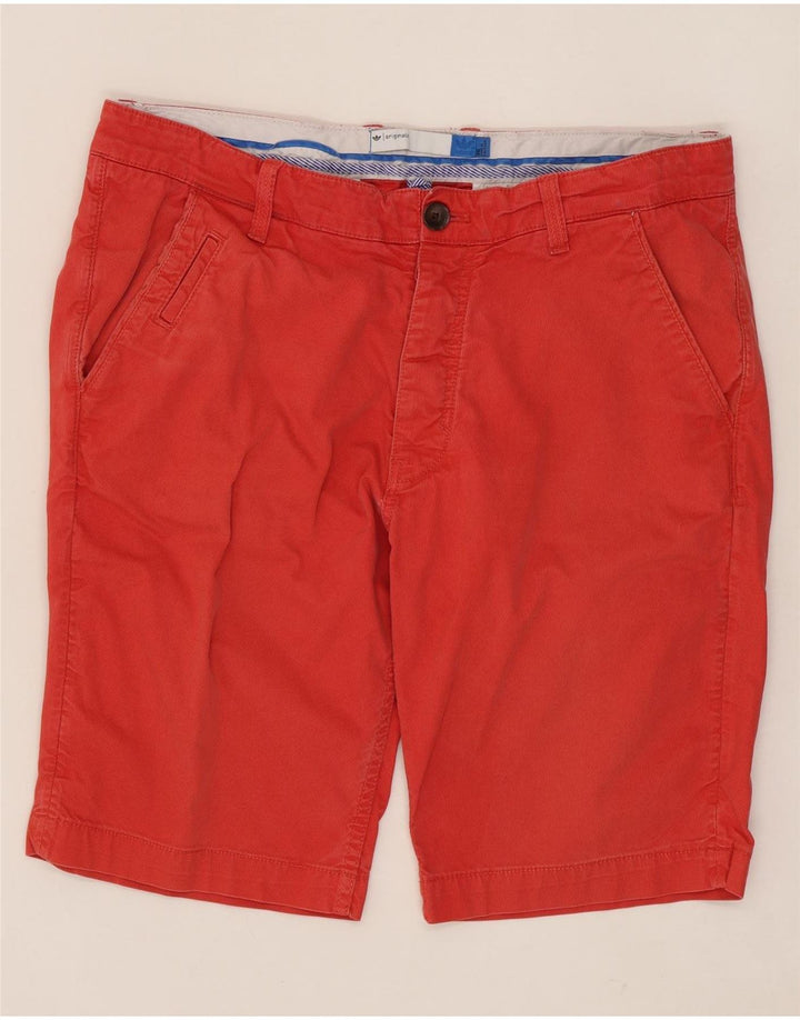 Męskie spodenki Chino ADIDAS W36, duże, czerwone, bawełniane