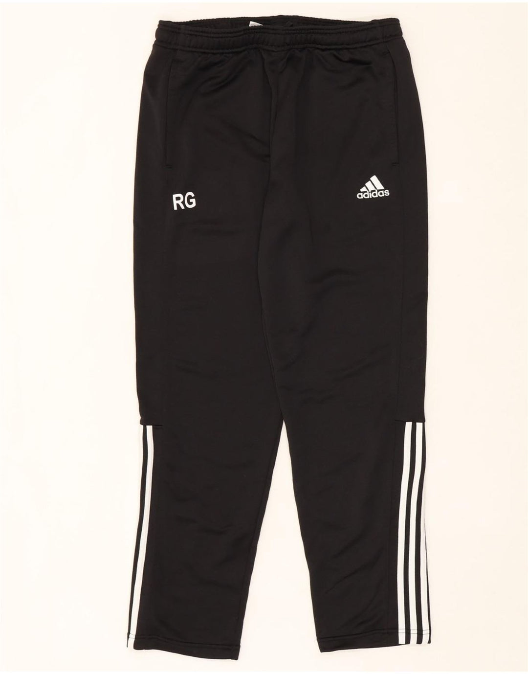ADIDAS Mens Tracksuit Trousers Large Black Polyester Vintage Adidas and Second-Hand Adidas from Messina Hembry 