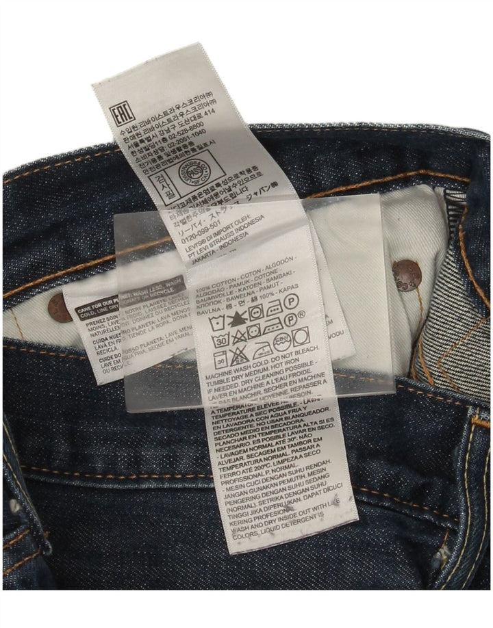 Męskie jeansy Levi's 501 Straight W36 L30 Niebieskie bawełniane