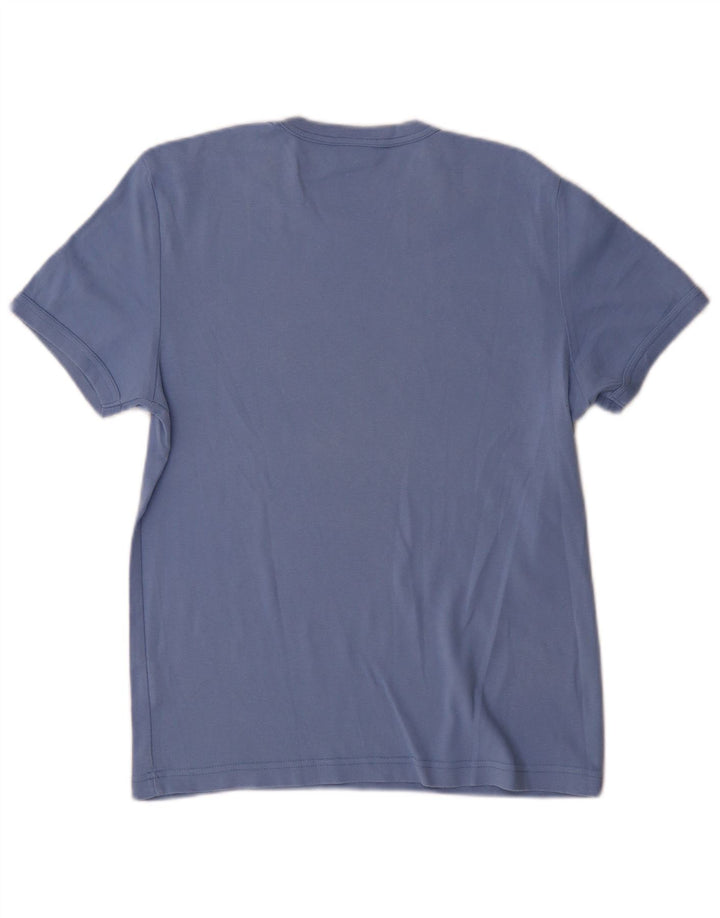 Damski T-shirt Lee, duży, niebieski, bawełniany