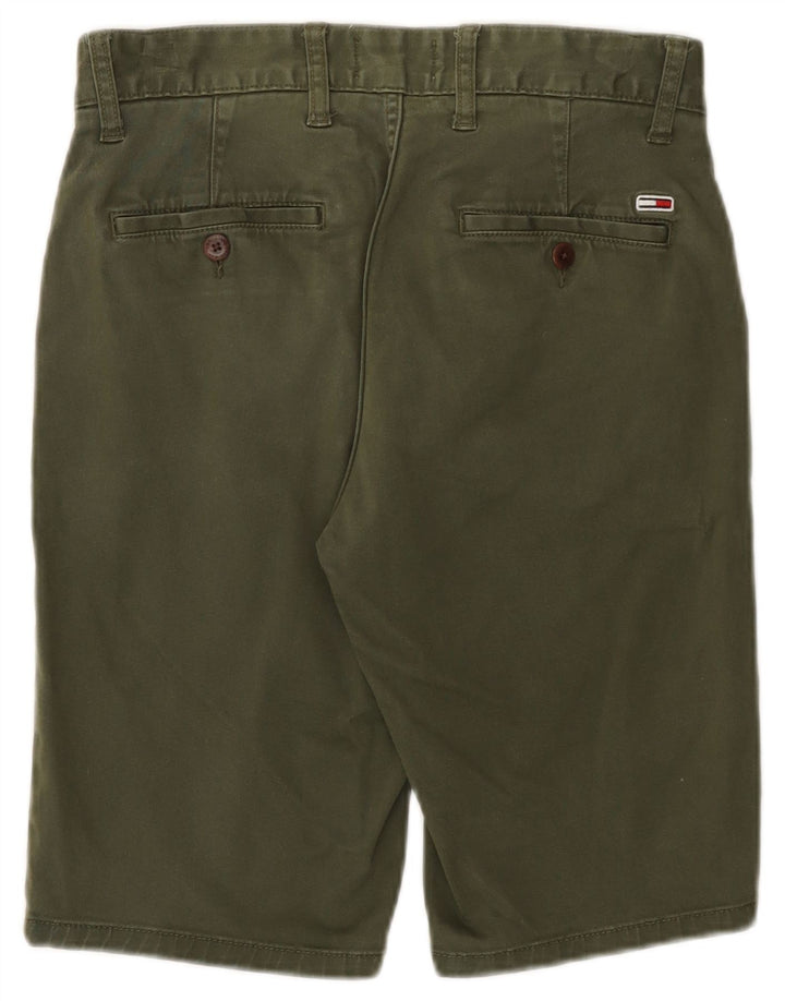 Damskie spodenki chino TOMMY HILFIGER W28, średnia bawełna khaki