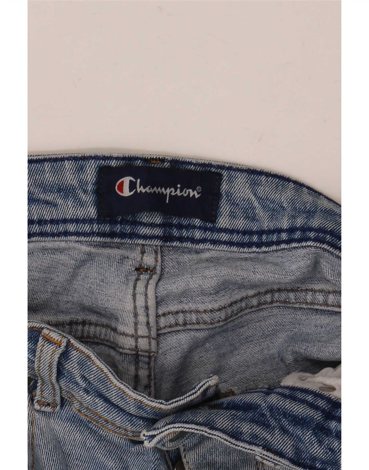 Męskie jeansy Champion Distressed Skinny W30 L30 Niebieskie