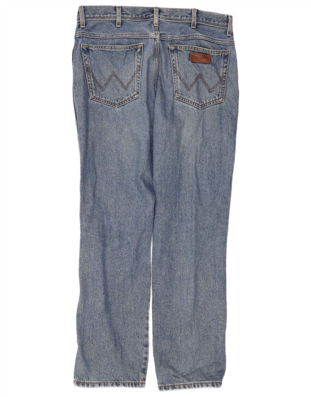 Męskie jeansy Wrangler o prostym kroju W36 L32, niebieskie, bawełniane