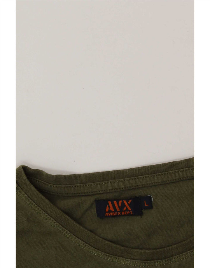 Avirex T-Shirt męski Top Large Khaki