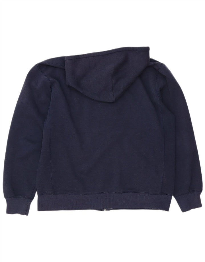 Męski sweter z kapturem i zamkiem Nike, XL, granatowy, bawełniany