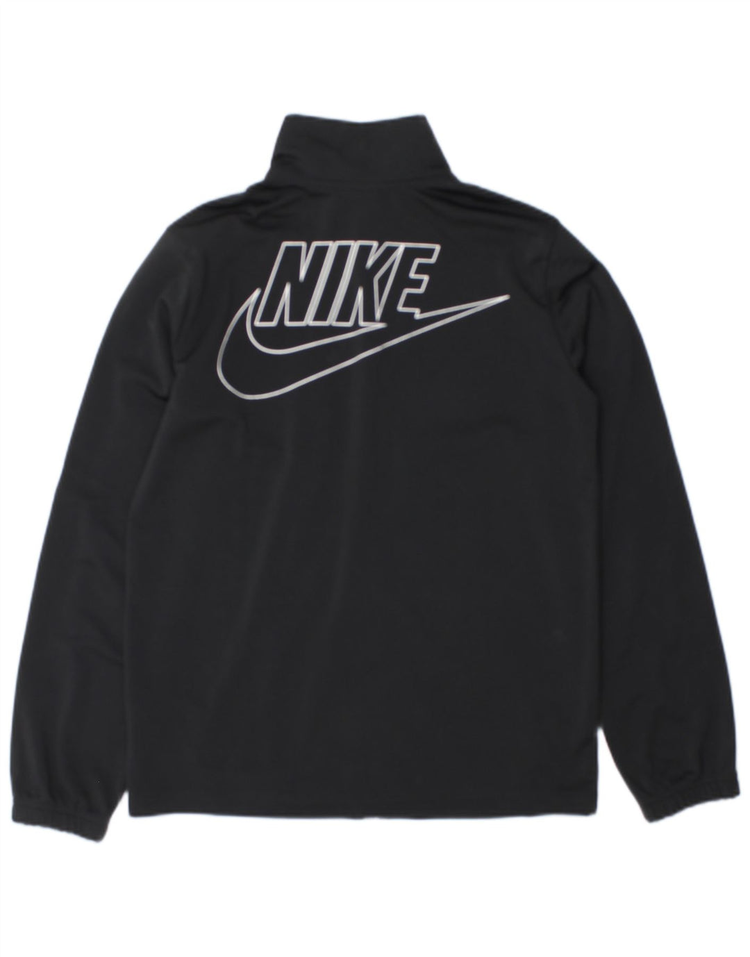 Chłopięcy dres Nike z grafiką, pełny, 13-14 lat, XL, czarny, poliester