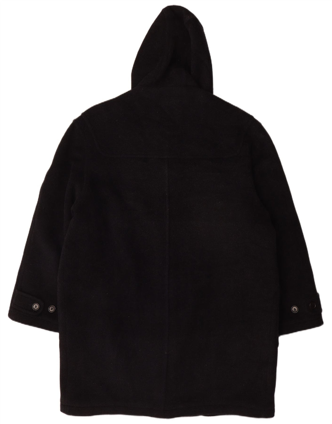 Vintage męski budrysówka z kapturem UK 42 XL granatowa wełna