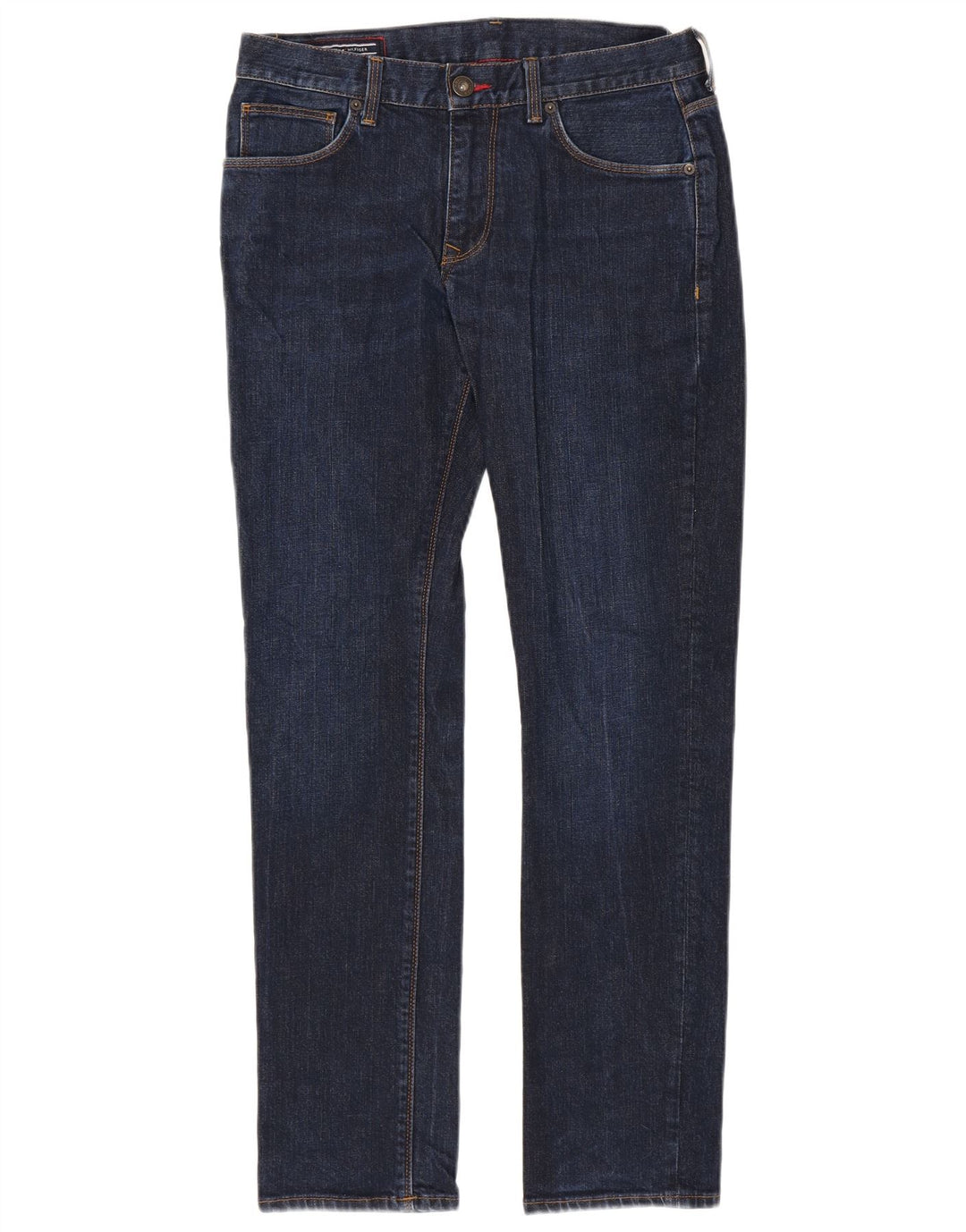 Męskie jeansy slim fit Tommy Hilfiger W32 L32 Granatowa bawełna