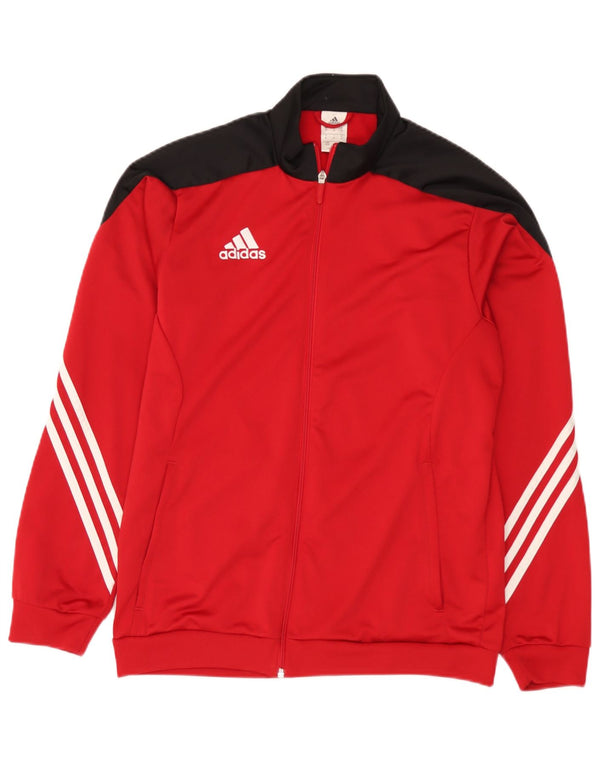 Adidas Męska bluza dresowa Top Jacket Medium Red Colorblock Poliester