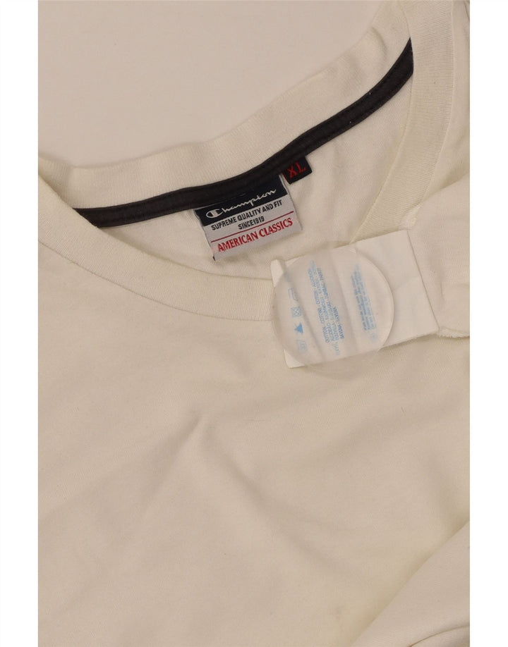 Koszulka damska CHAMPION Top UK 18 XL, biała bawełna