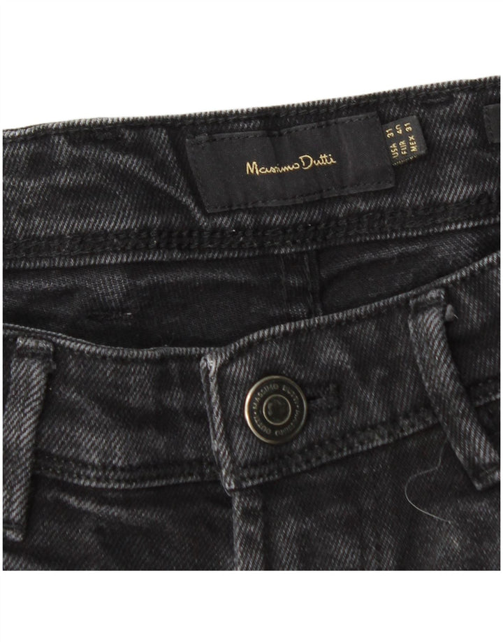 Jeansy męskie Massimo Dutti EU 40 Medium W31 L28 Czarne