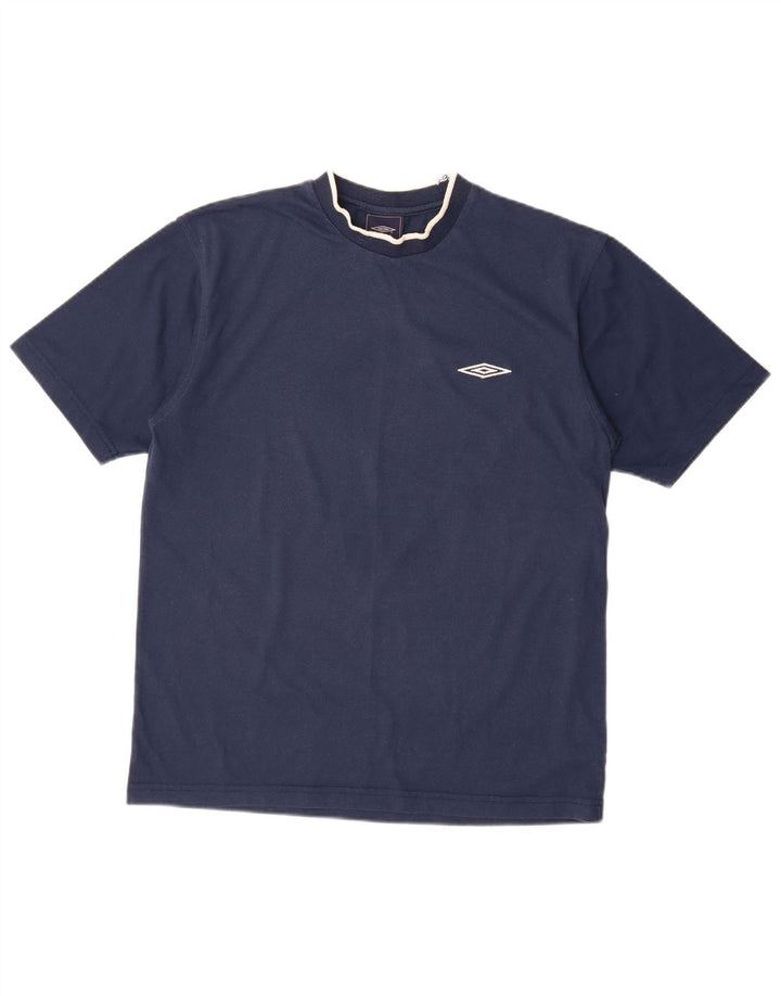 T-shirt męski Umbro Top średni granatowy poliester