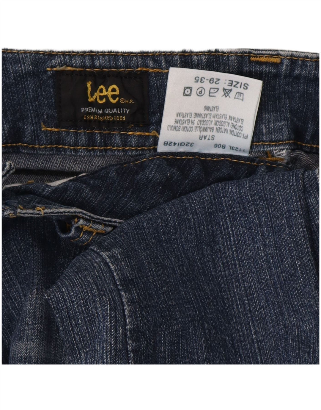 Damskie jeansy Lee Bootcut W29 L32 Niebieskie, bawełniane, klasyczne