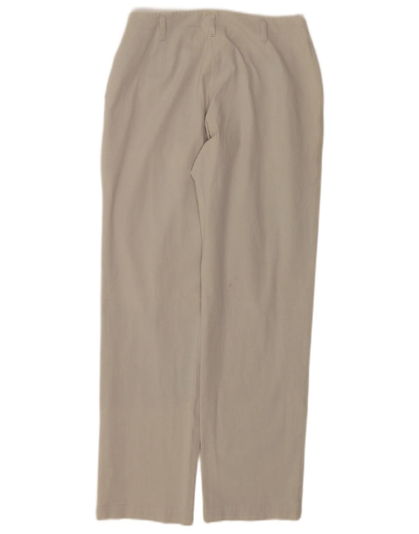 Spodnie damskie Hobbs Straight Casual UK 8 Small W27 L28 Beżowa bawełna