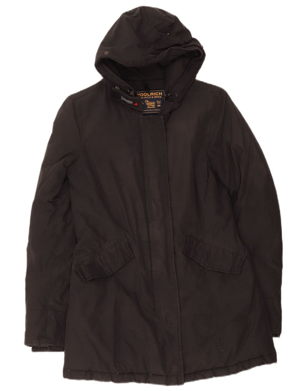 Damska kurtka parka z kapturem Woolrich UK 6 XS czarna