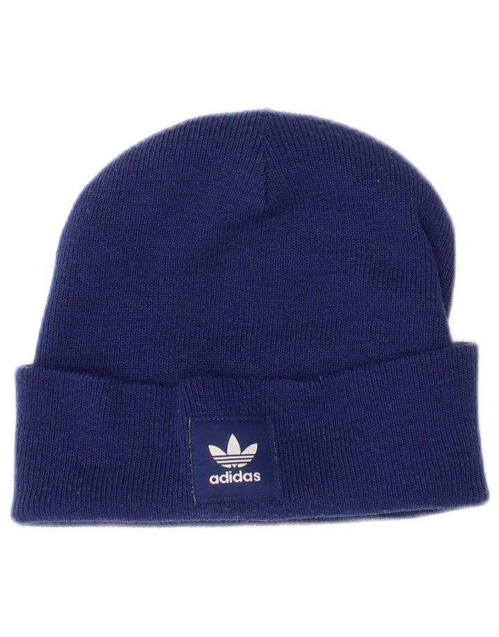 Czapka Adidas Męska Czapka Jeden Rozmiar Niebieski Akryl