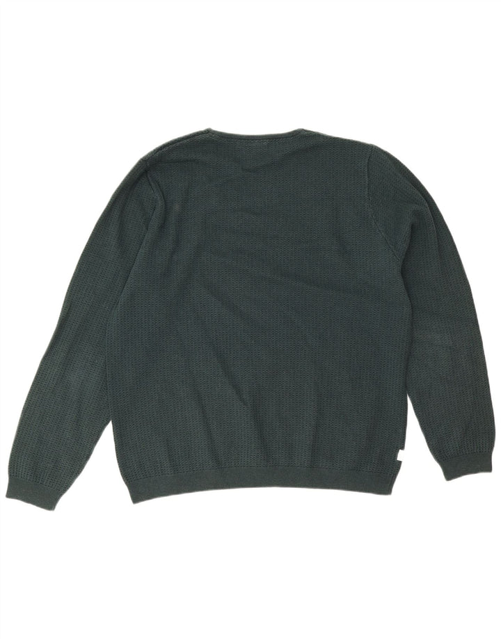 Męski sweter Fila z okrągłym dekoltem 2XL Zielony