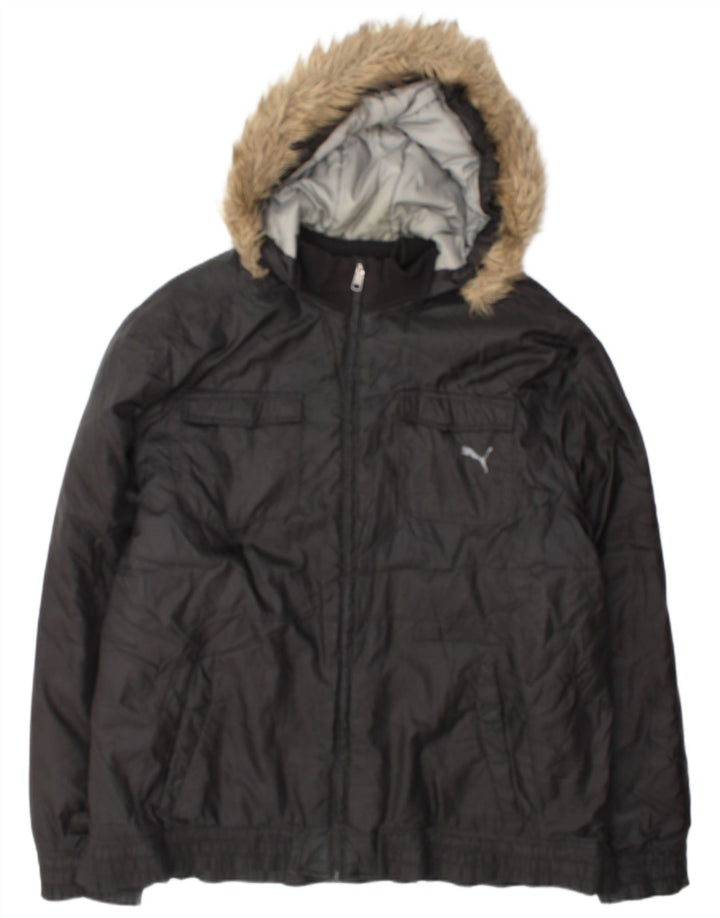 Męska kurtka z kapturem Puma UK 44 2XL Czarna