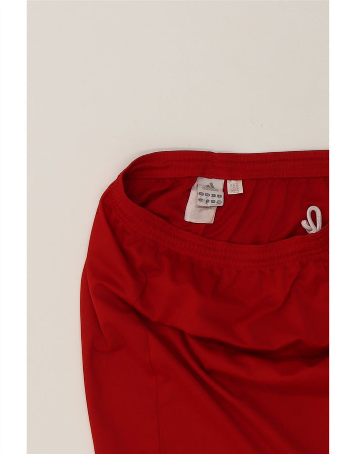 ADIDAS Mens Sport Shorts XL  Red Polyester Vintage Adidas and Second-Hand Adidas from Messina Hembry 