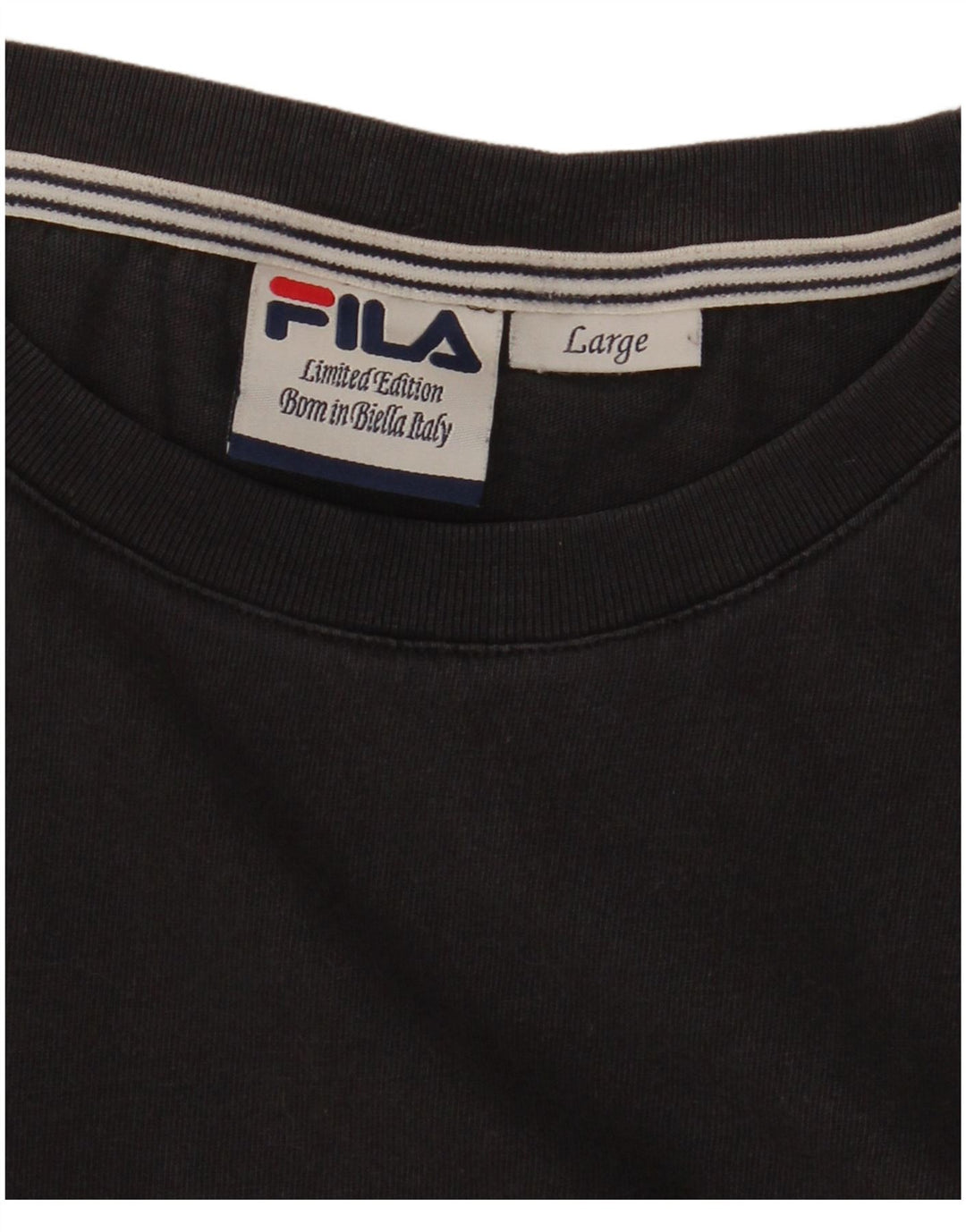 Męski T-shirt z grafiką Fila z limitowanej edycji, duży, czarny