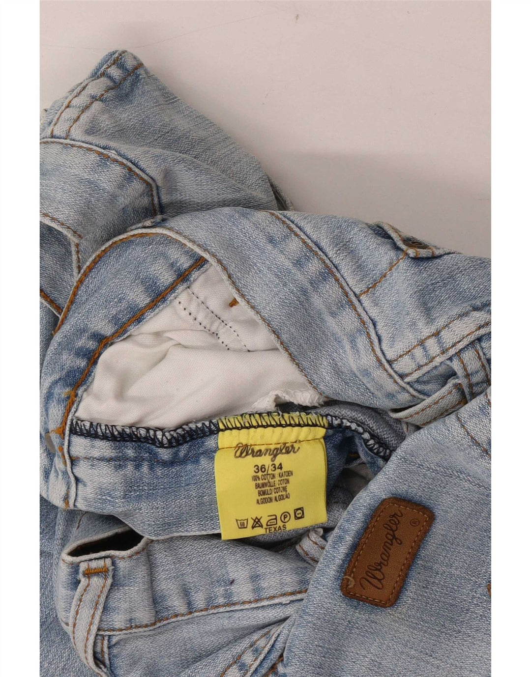 Męskie jeansy Wrangler Texas Straight W36 L34 Niebieskie, bawełniane