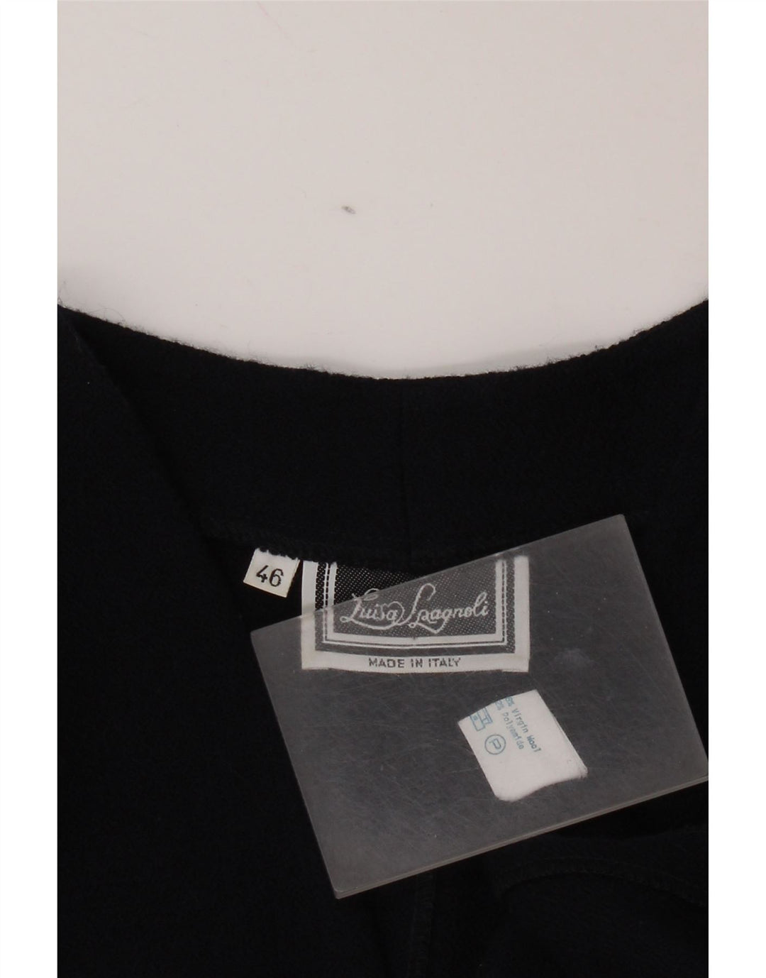 Damska sukienka płaszczowa z długim rękawem Luisa Spagnoli IT 46, duża granatowa